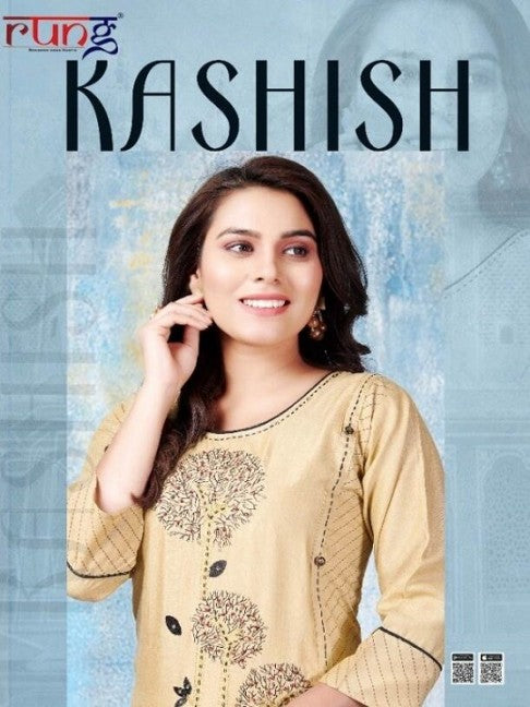 Rung Kashish Casual Long Kurti collection